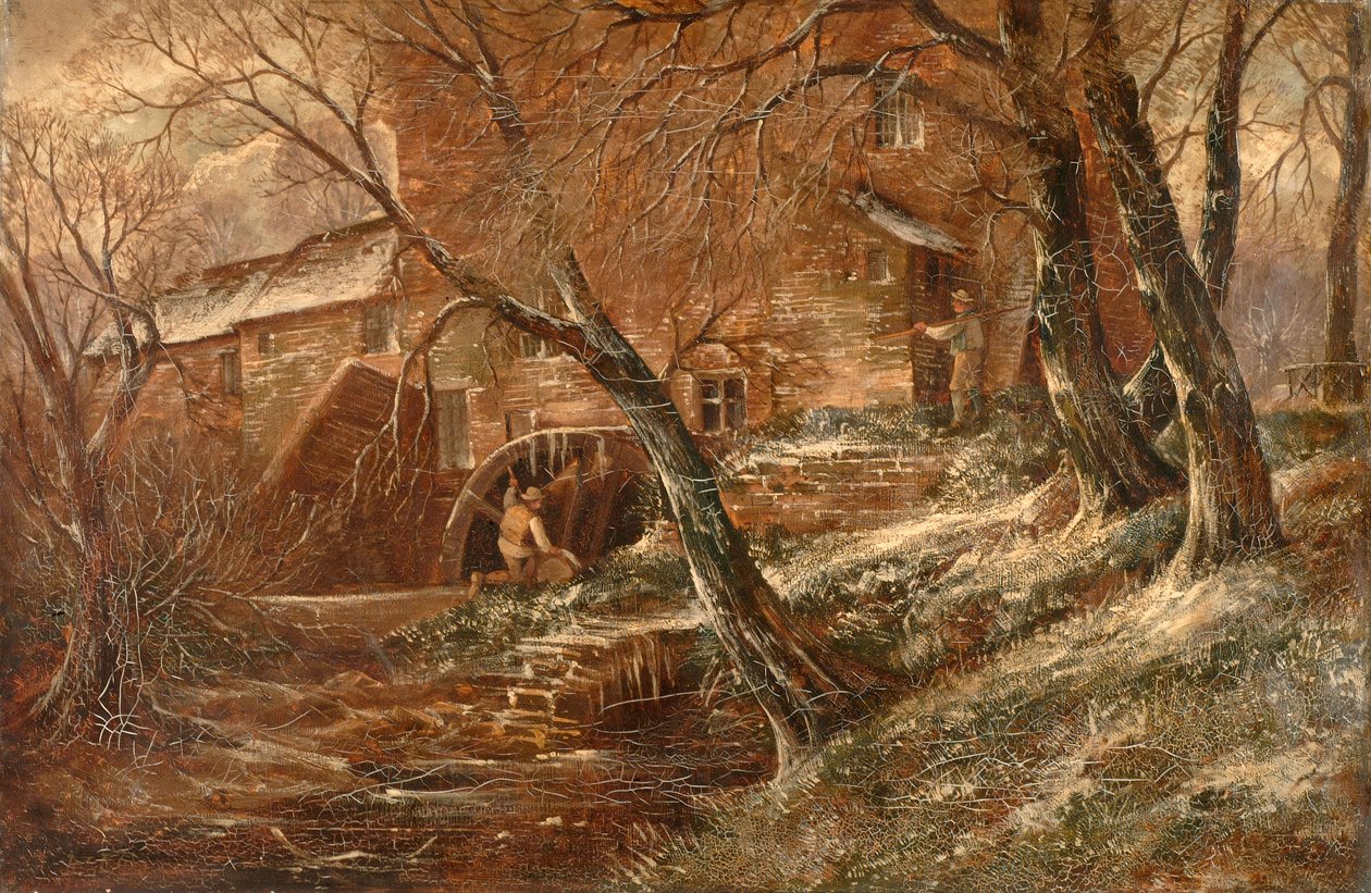 Hamstead malom, Staffordshire Hamstead Hill, Handsworth 1850-1908. alkotó: John Joseph Hughes