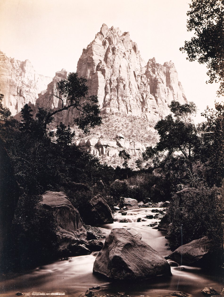 Eagle Crag, Rio Virjen, Utah állam alkotó: John K. Hillers