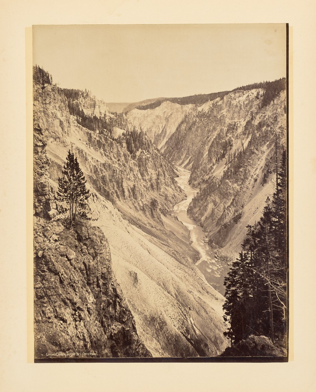 A Yellowstone-i Nagy Kanyon alkotó: John K. Hillers