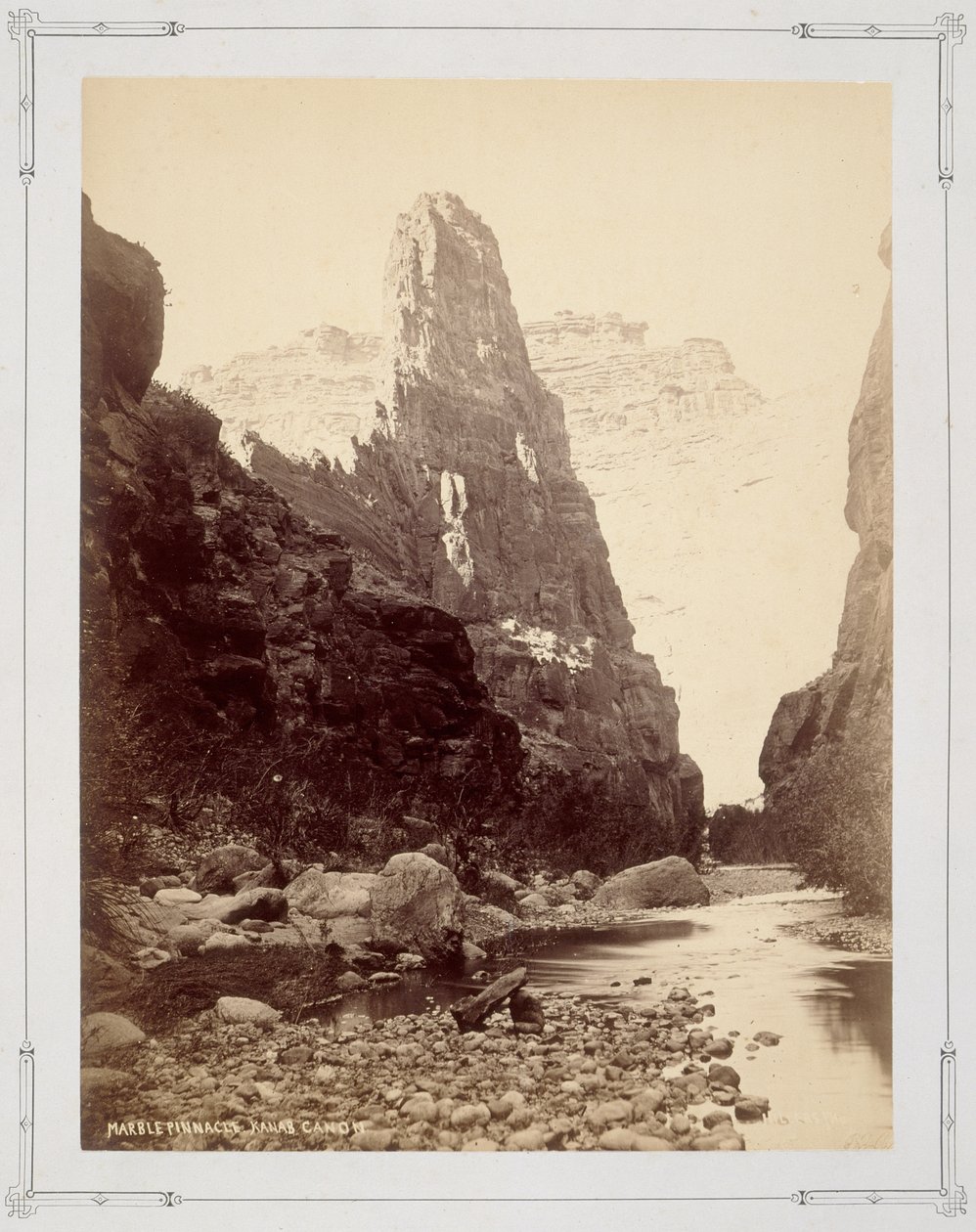 Márványcsúcs, Kanab-kanyon alkotó: John K. Hillers