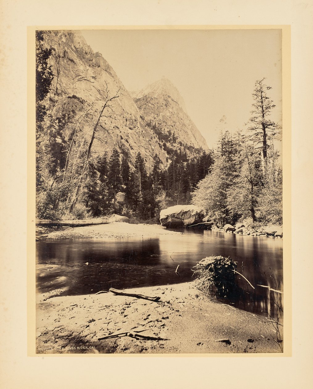 Moore-szikla, King’s River, Kalifornia alkotó: John K. Hillers