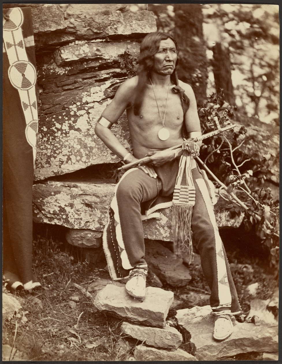 Yellow Bear, az okmulgee-i Muscogee nemzet tagja alkotó: John K. Hillers