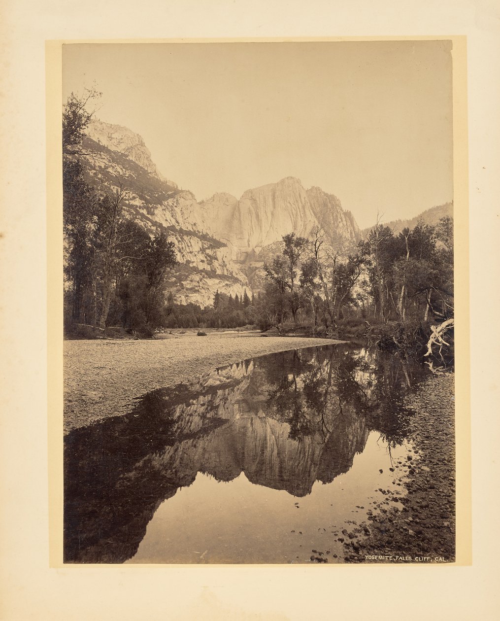 Yosemite-vízesés, Cliff, Kalifornia alkotó: John K. Hillers