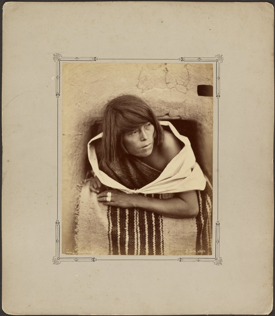 Zuni, figyelek. alkotó: John K. Hillers