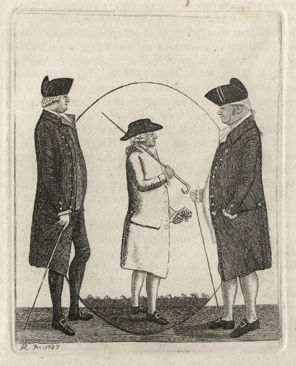 Alexander Gordon, Lord Rockville; Adam Smith; George Brown by John Kay alkotó: John Kay