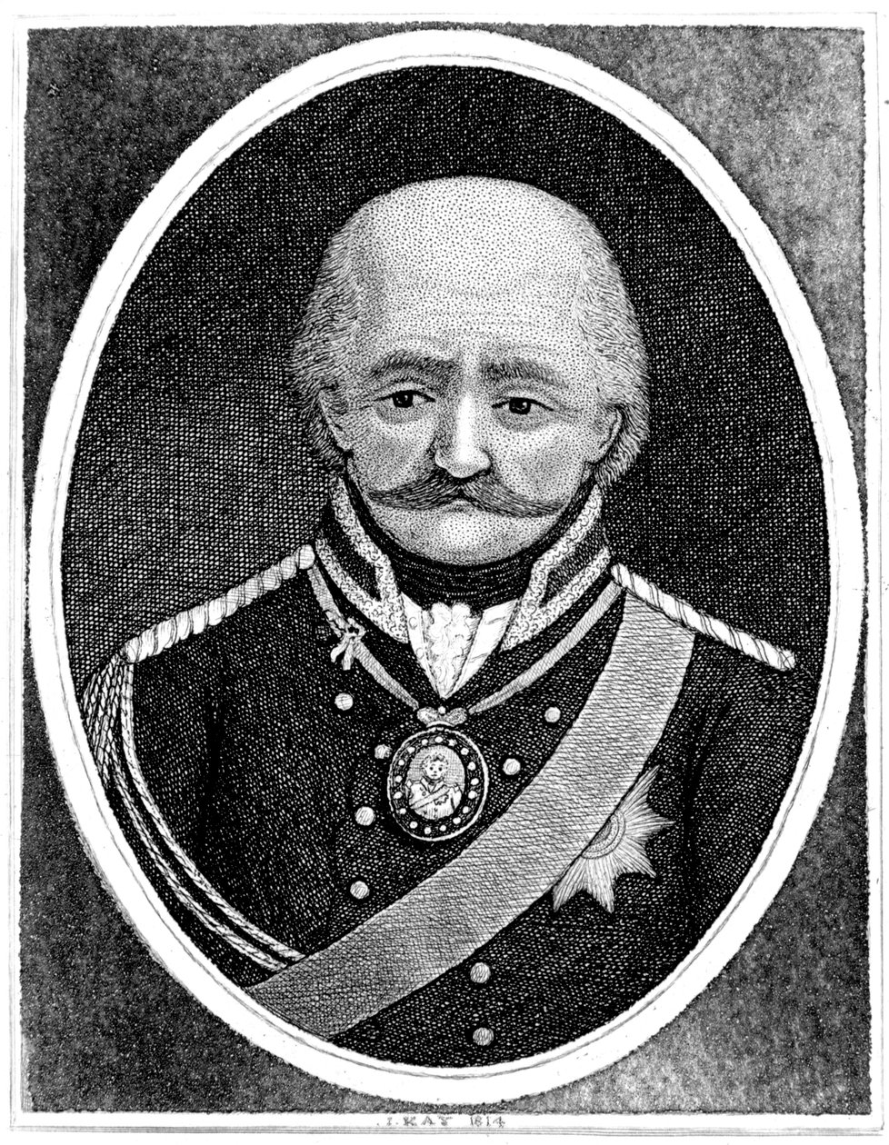 Gebhard Leberecht von Blucher porosz tábornok, 1814 alkotó: John Kay