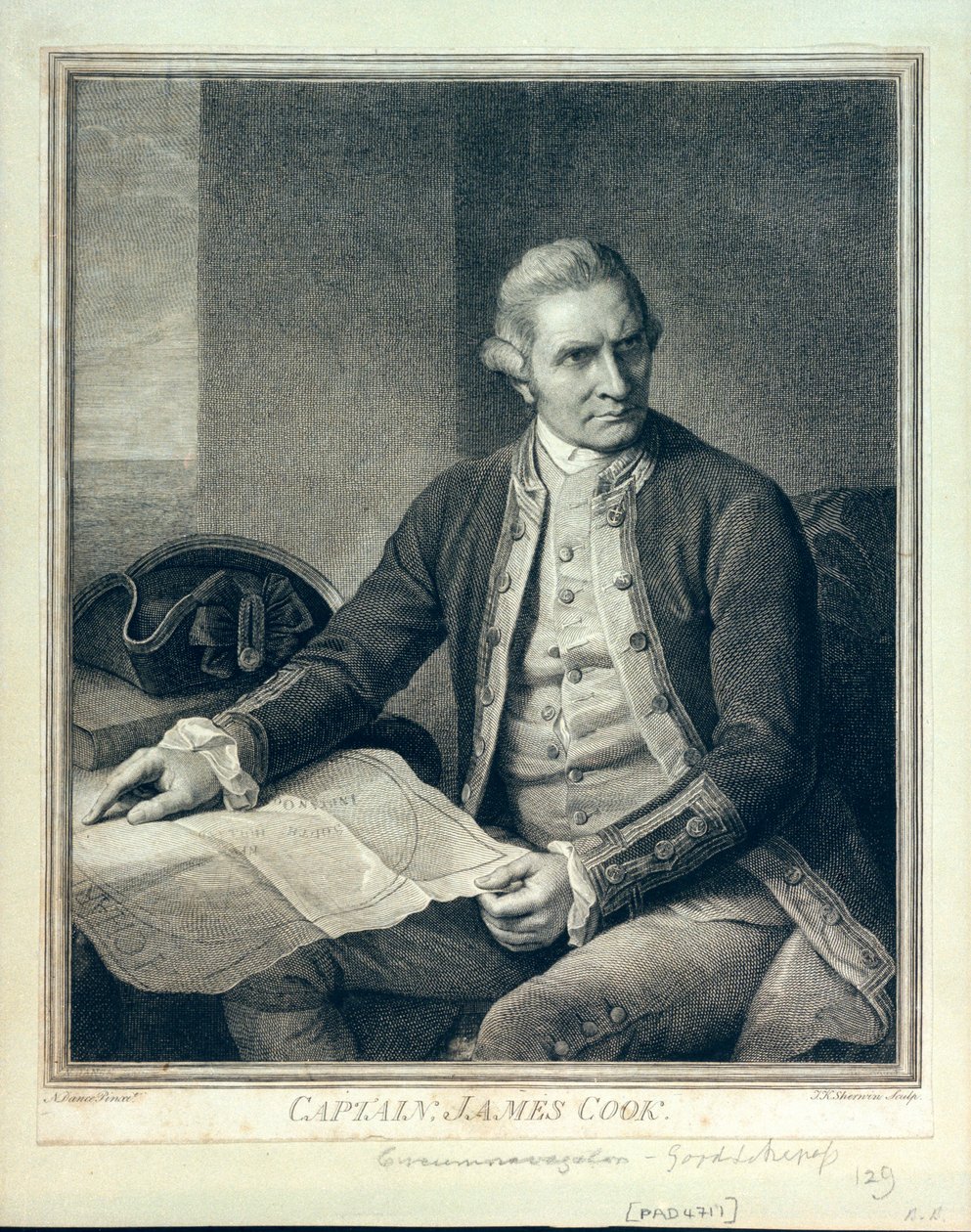 James Cook kapitány (1728-1779) alkotó: John Keyse Sherwin