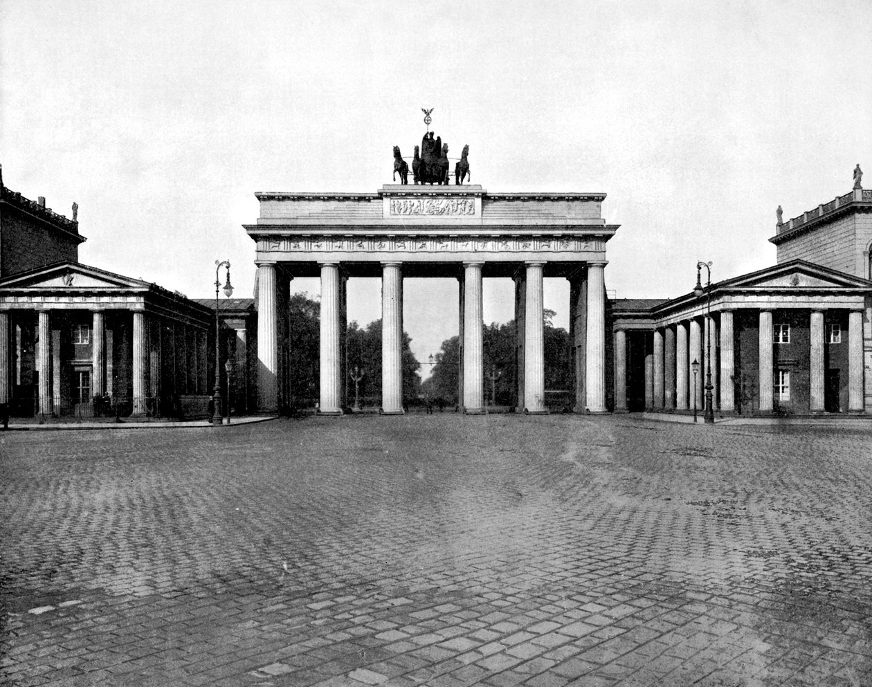 Brandenburgi kapu, Berlin, 1893. alkotó: John L. Stoddard