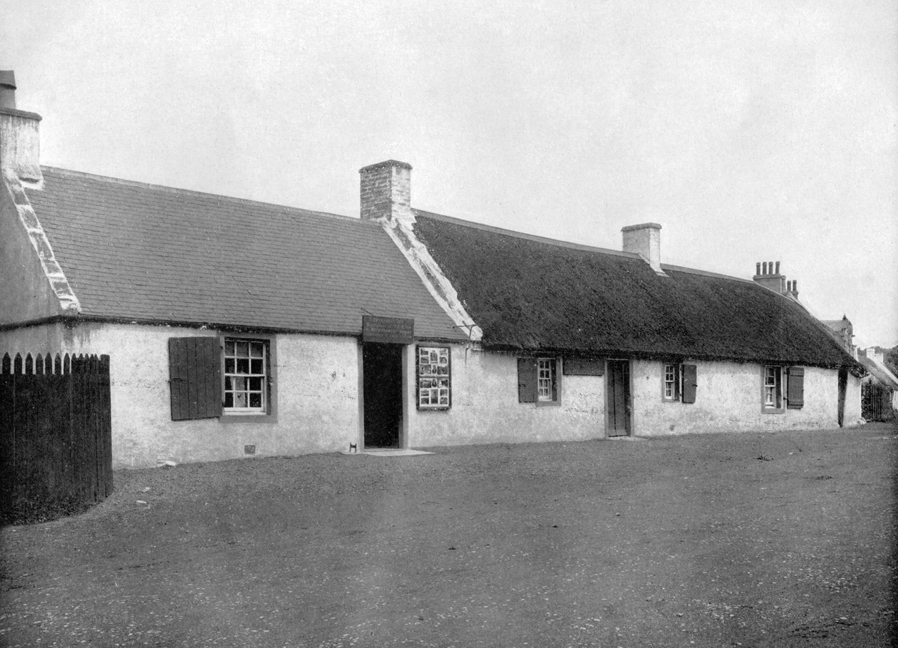 Burns Cottage, Skócia, 1893. alkotó: John L. Stoddard