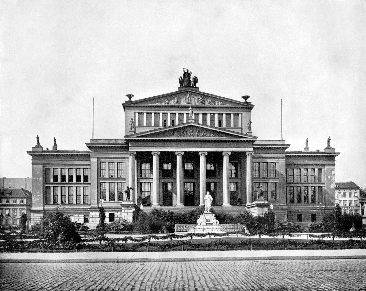 Vígszínház, Schiller Platz, Berlin, 1893. alkotó: John L. Stoddard