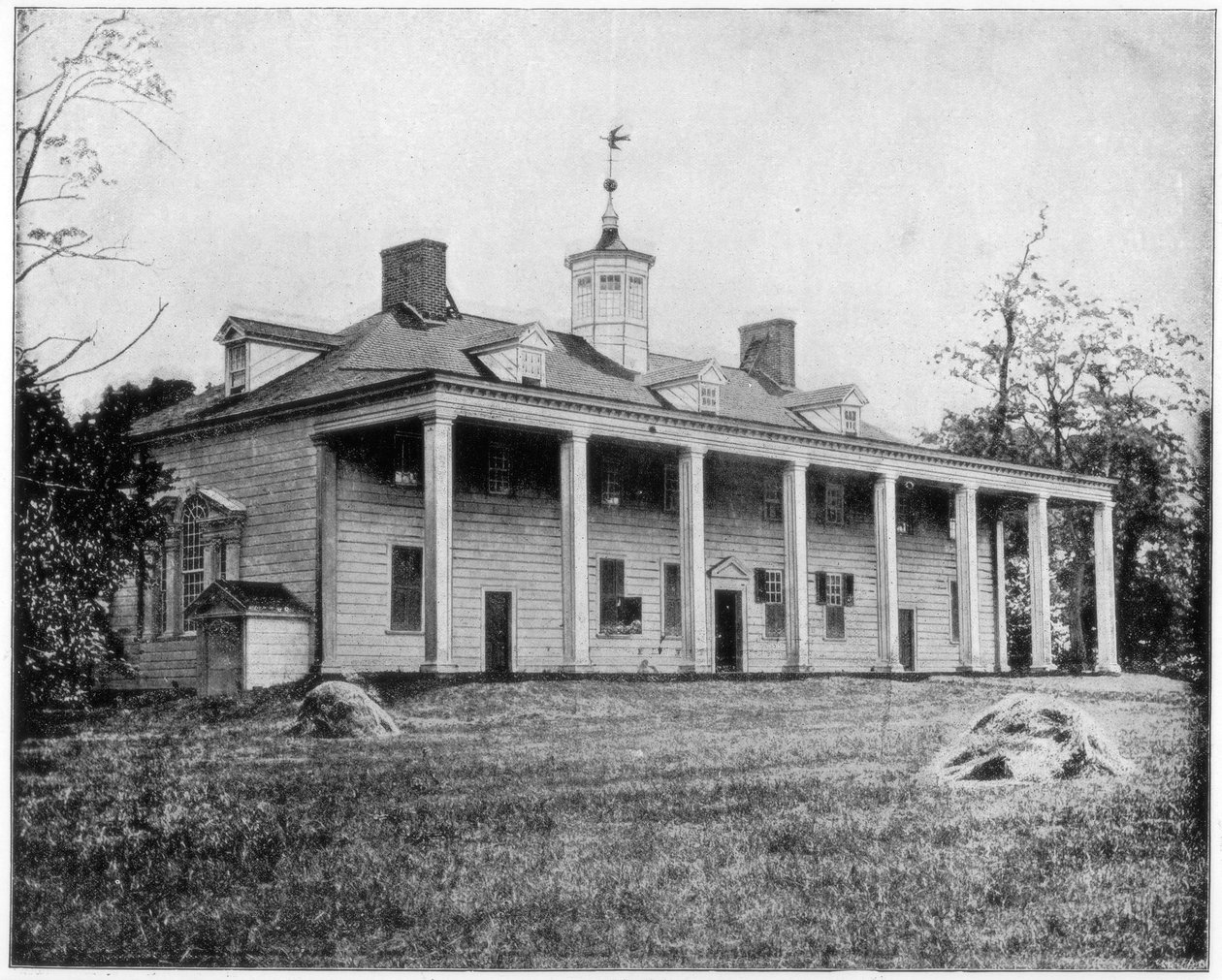 George Washington otthona, Mount Vernon, Virginia, 19. század vége alkotó: John L. Stoddard