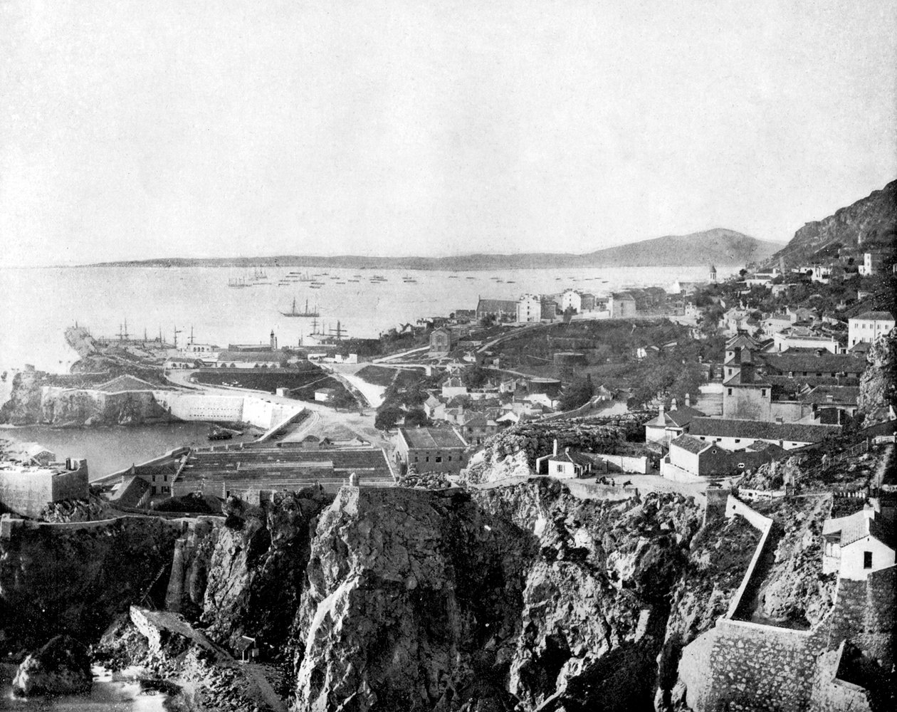 Gibraltár, 1893. alkotó: John L. Stoddard