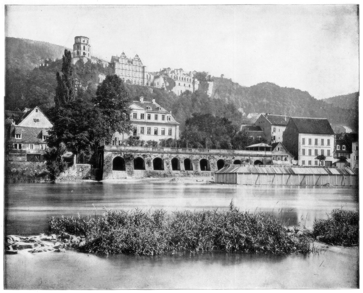 Heidelbergi kastély, Németország, 19. század vége. alkotó: John L. Stoddard