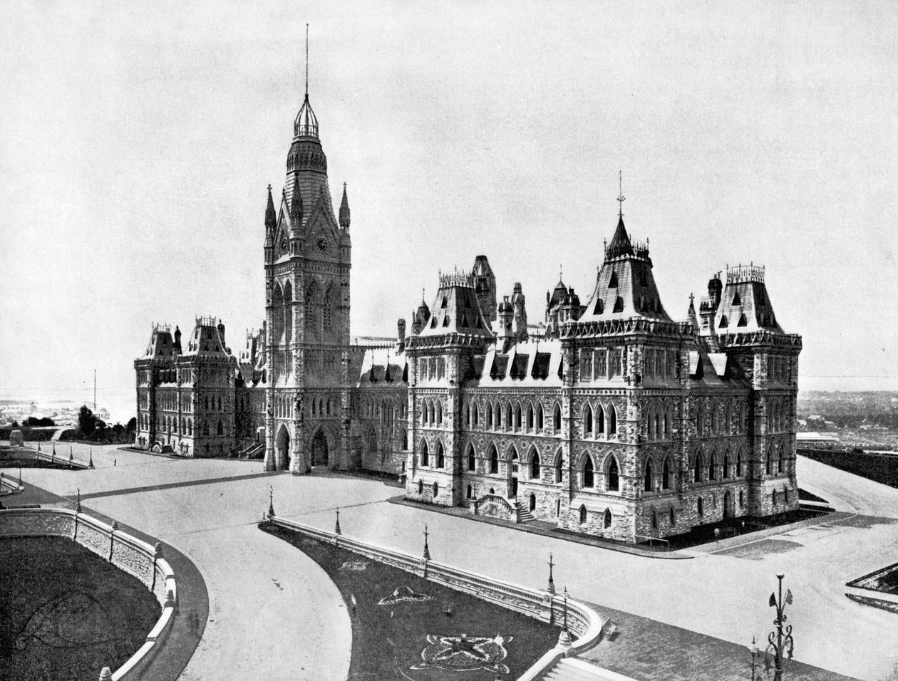 Parlament házai, Ottawa, Kanada, 1893. alkotó: John L. Stoddard