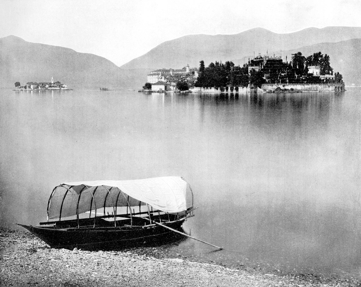 Lago Maggiore, Isola Bella, Olaszország, 1893. alkotó: John L. Stoddard