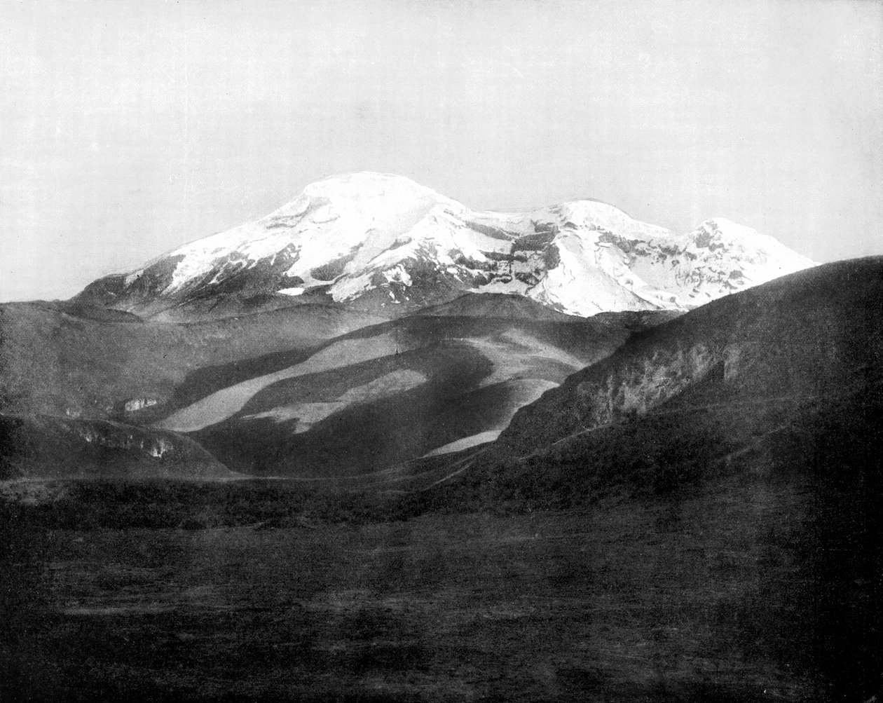 Mount Chimborazo, Ecuador, 1893. alkotó: John L. Stoddard