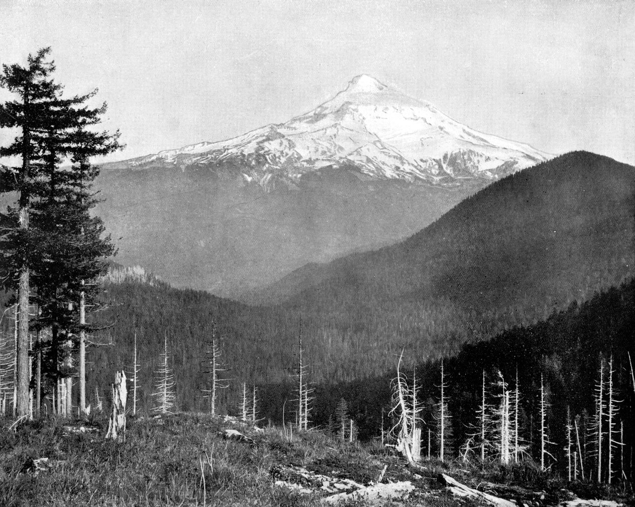 Mount Hood, Oregon, USA, 1893. alkotó: John L. Stoddard