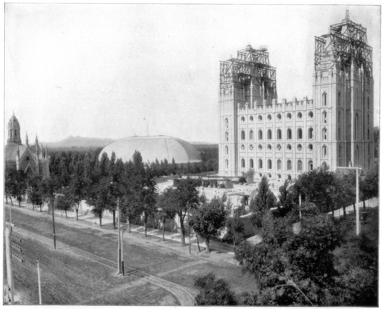 New Mormon Temple, Salt Lake City, Utah, 19. század vége alkotó: John L. Stoddard