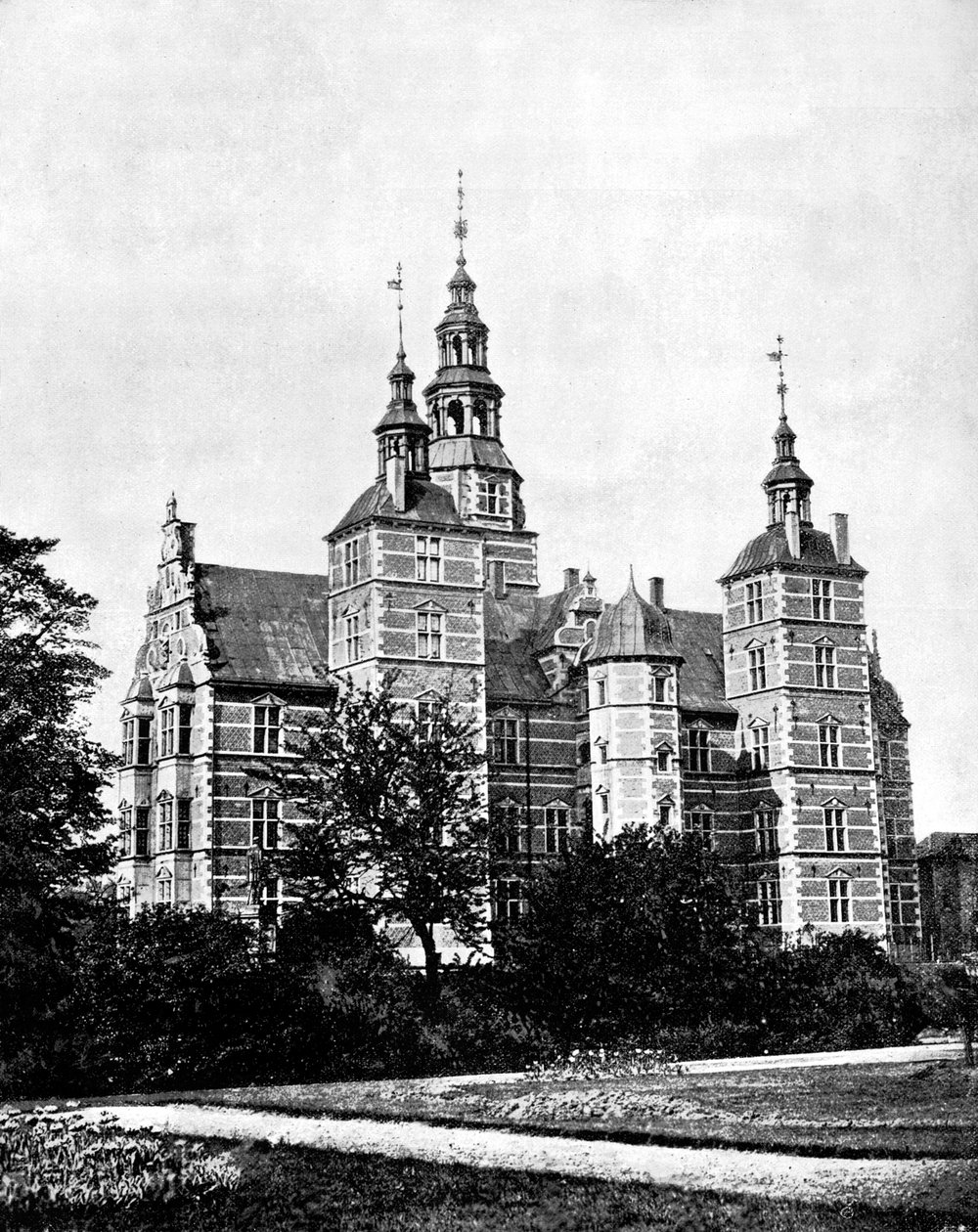 Rosenborg-palota, Koppenhága, Dánia, 1893. alkotó: John L. Stoddard