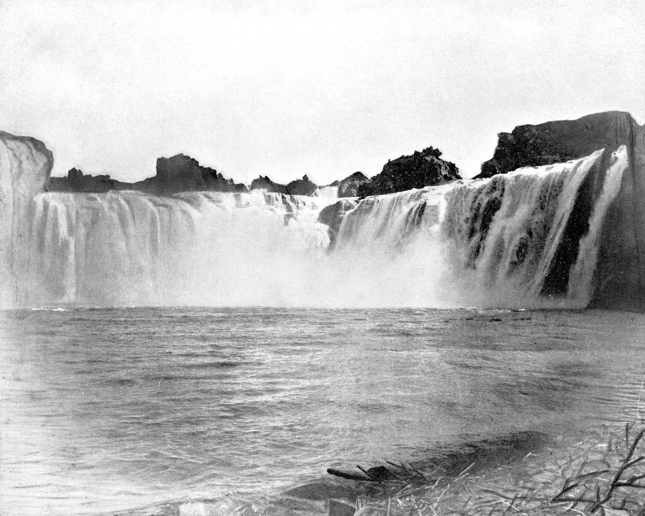 Shoshone Falls, Idaho, USA, 1893. alkotó: John L. Stoddard