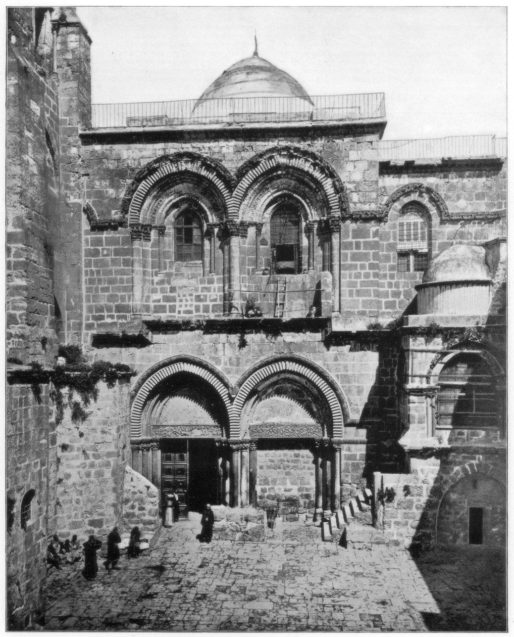 A Szent Sír-templom, Jeruzsálem, 19. század vége alkotó: John L. Stoddard