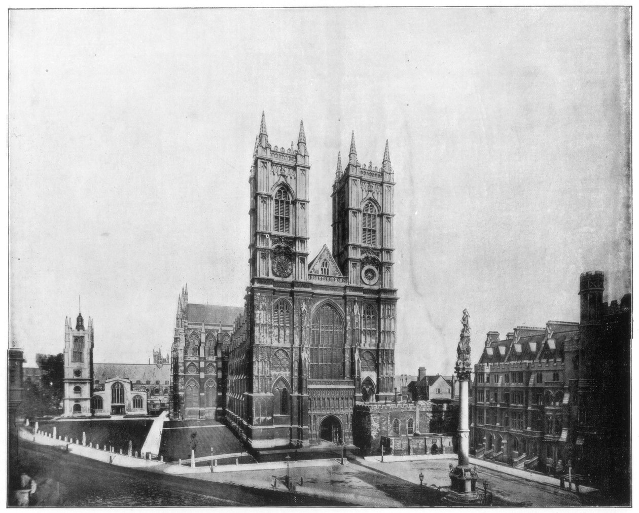 Westminster Abbey, London, 19. század vége alkotó: John L. Stoddard