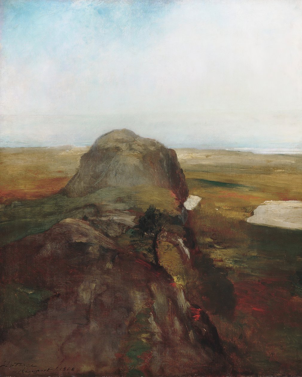 Autumn Study, View over Hanging Rock, Newport, R.I., 1868. alkotó: John La Farge