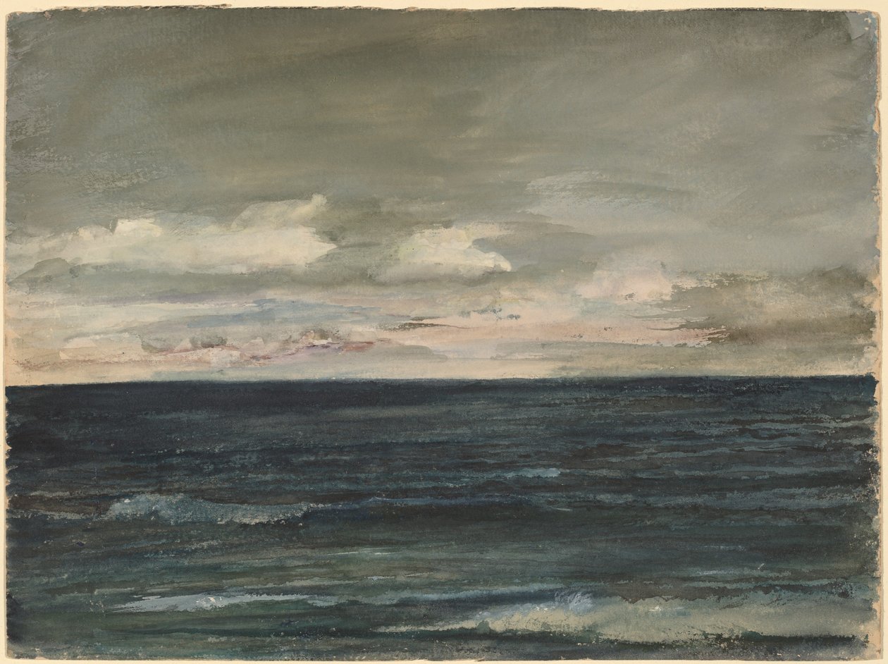 Tanulmány a Jersey Coaston alkotó: John La Farge