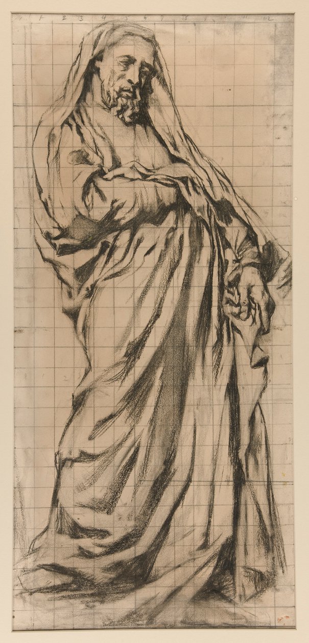Tanulmány a Trinity Church számára: Jeremiás alkotó: John La Farge