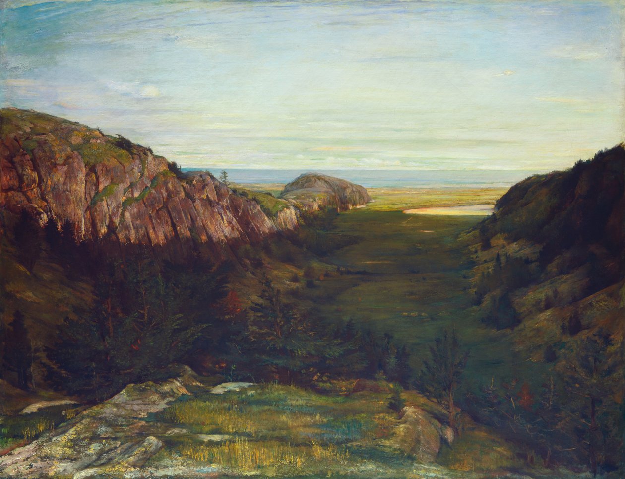 The Last Valley - Paradise Rocks, 1867-1868. alkotó: John La Farge