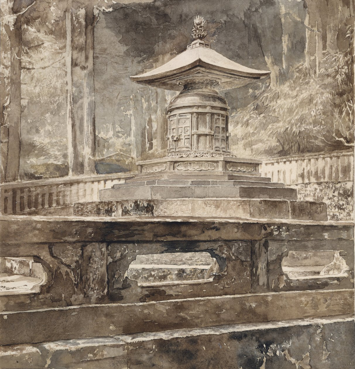 Tet mb Of good, An Tokugawa, 1888. alkotó: John La Farge
