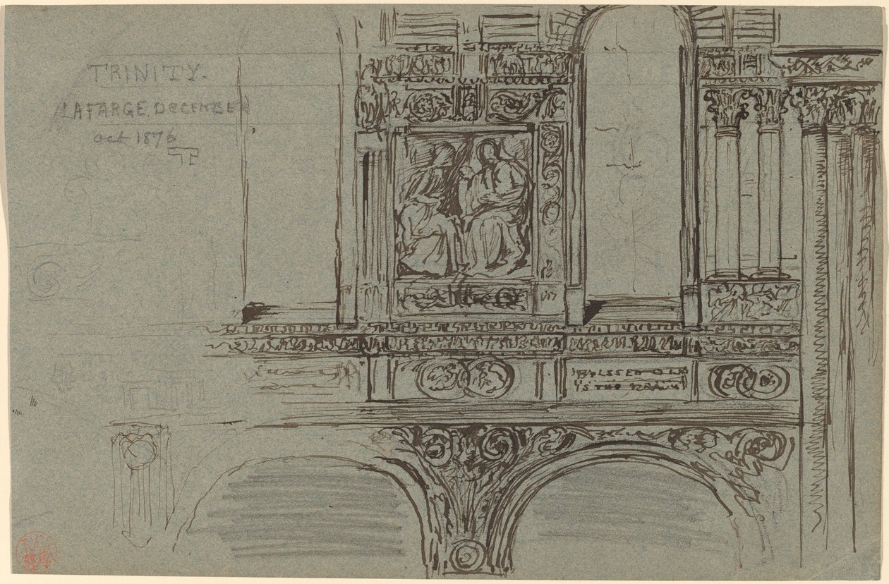 Trinity Church, Boston (hajó) – Falfestmény alkotó: John La Farge