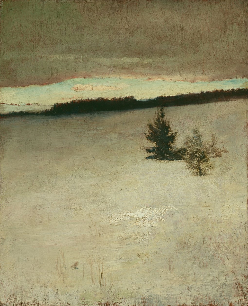 Hómező, reggel, Roxbury alkotó: John La Farge or Lafarge