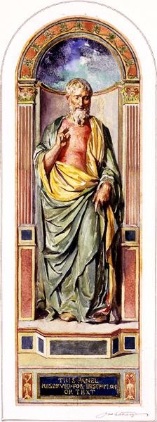 Szent Pál prédikáció, 1900-2005 körül alkotó: John La Farge or Lafarge