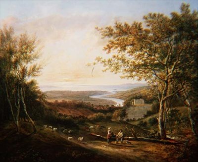 Kilátás a Wye-völgyre alkotó: John Laporte