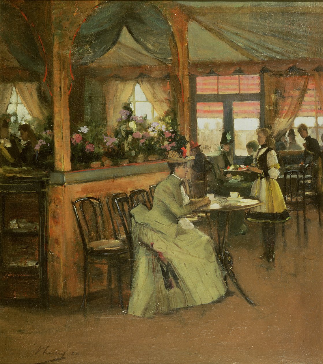 Egy csésze csokoládé, 1888 alkotó: John Lavery