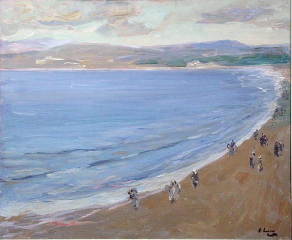 Beach, Tanger (olaj, vászon) alkotó: John Lavery