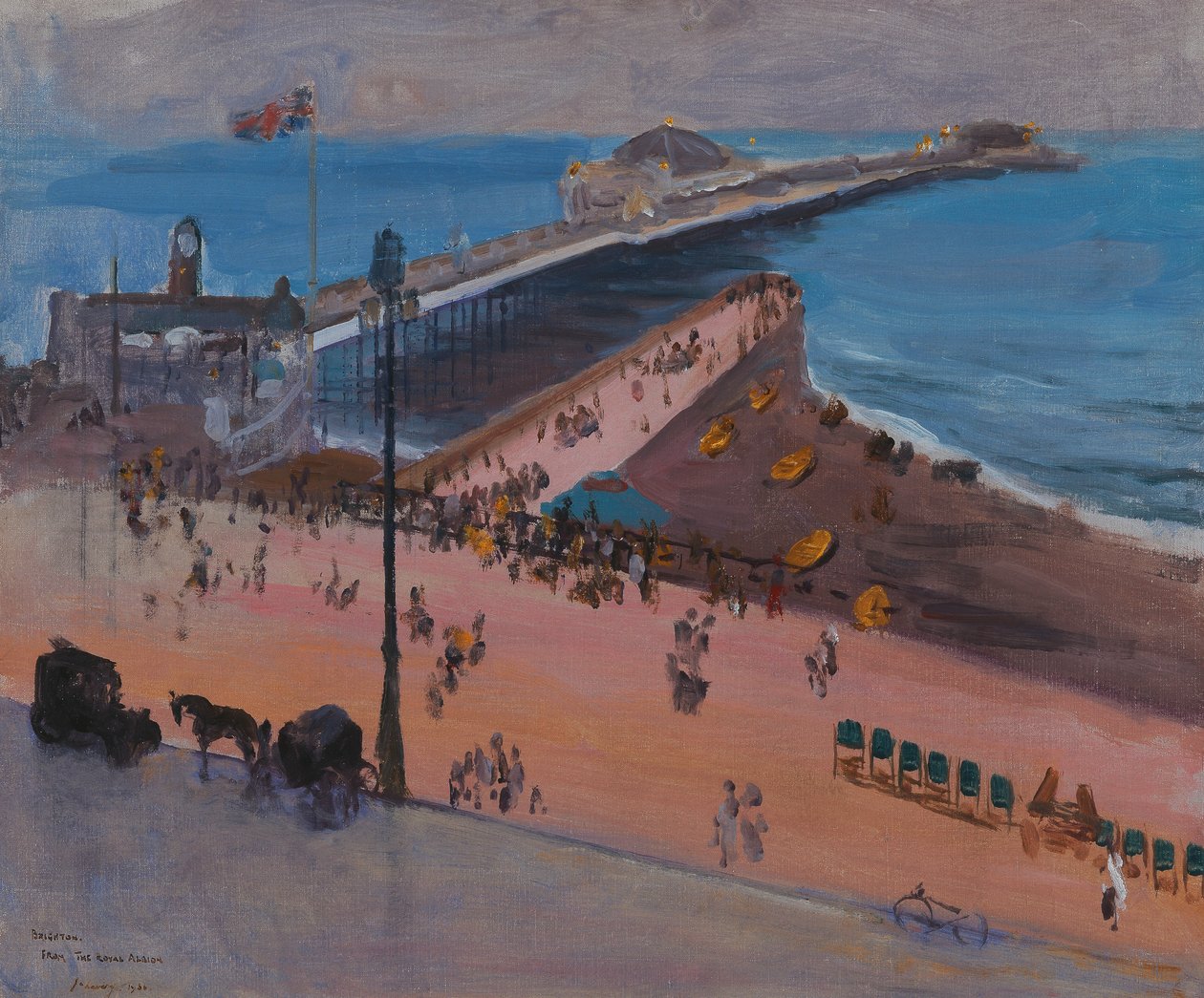 Brighton a Royal Albionból alkotó: John Lavery