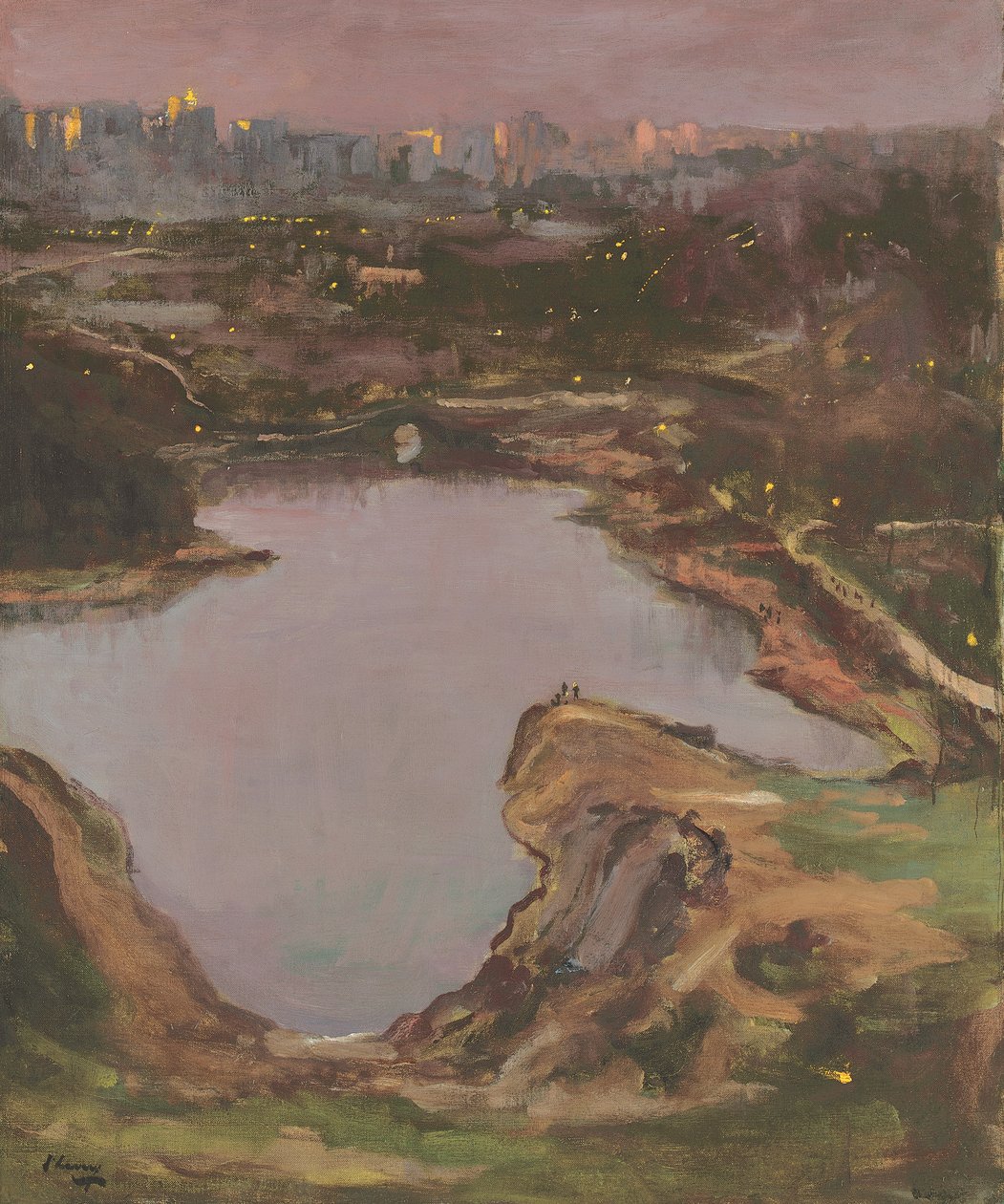 Central Park, este alkotó: John Lavery