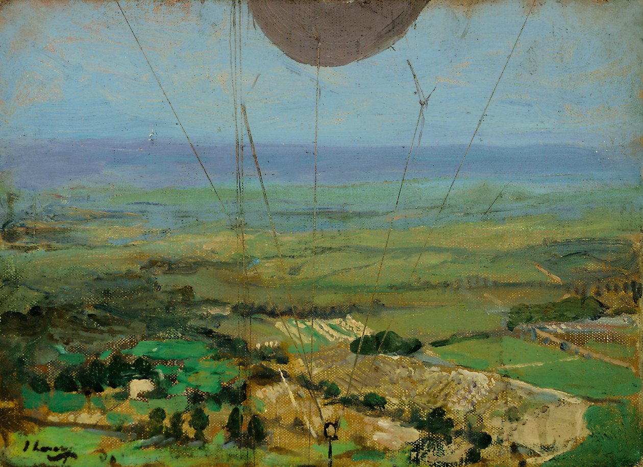 Egy Kite Balloonból, Roehampton alkotó: John Lavery