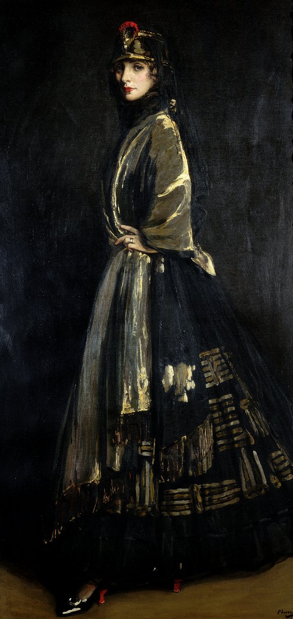 Fekete-arany mogyoró, 1916 alkotó: John Lavery