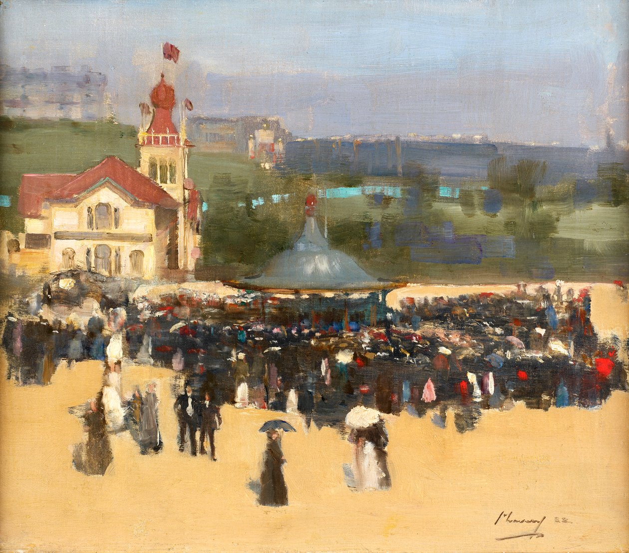 A kék magyarok, 1888 alkotó: John Lavery