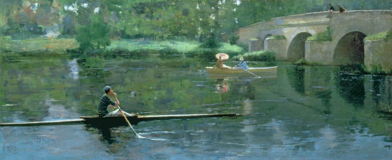 A grezi híd, 1883 alkotó: John Lavery