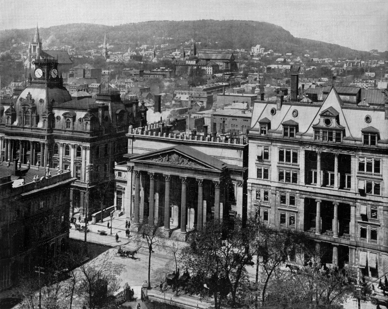 Montreal, Quebec, kb. 1890 (fekete-fehér fotó) alkotó: John Lawson Stoddard