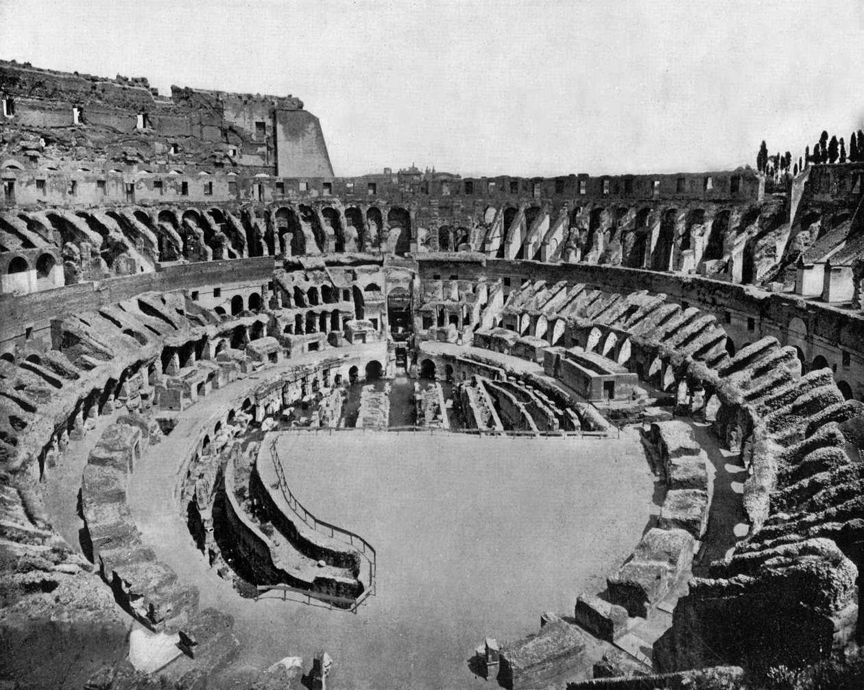 a római Colosseum (i.sz. 80-ban nyílt meg) (f/w fotó) alkotó: John Lawson Stoddard