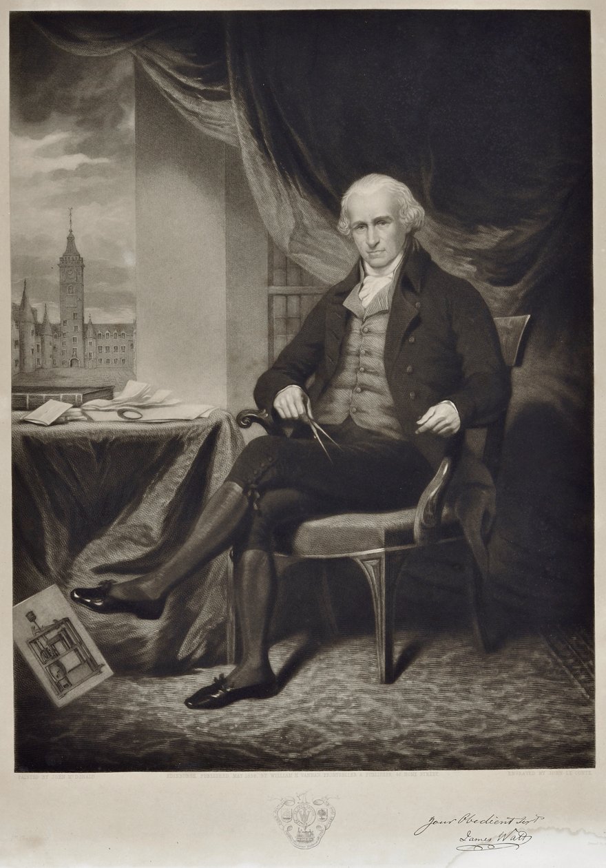 James Watt alkotó: John Le Conte