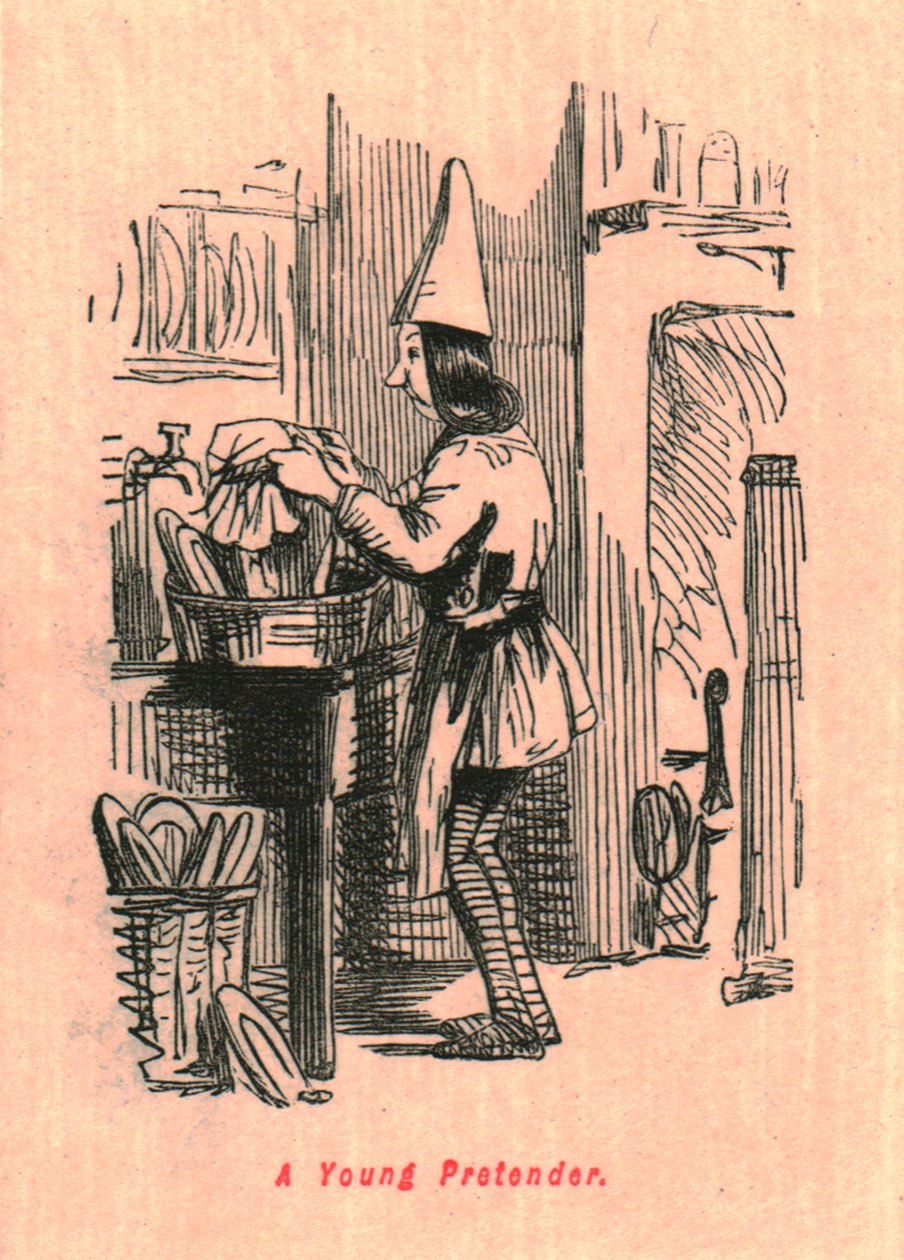 Egy fiatal színlelő, 1897. alkotó: John Leech