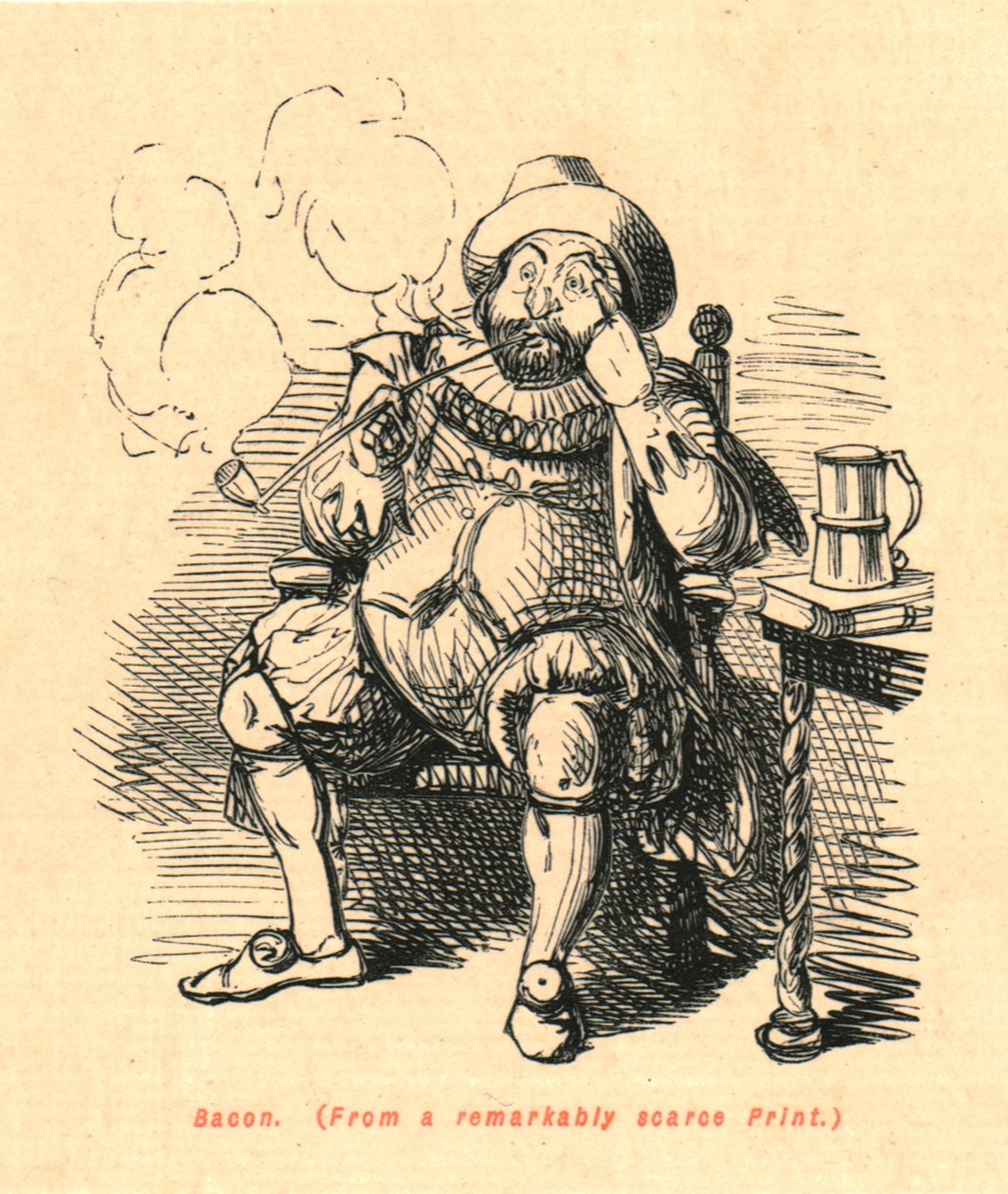 Szalonna. Feltűnően szűkös nyomtatványból, 1897. alkotó: John Leech