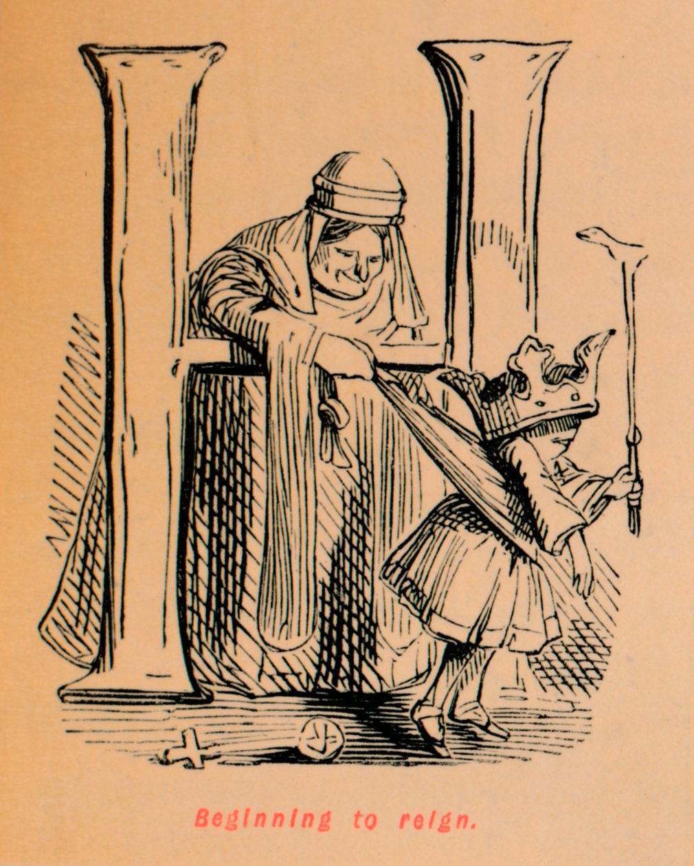 Uralkodás kezdete, c1860, c1860 alkotó: John Leech