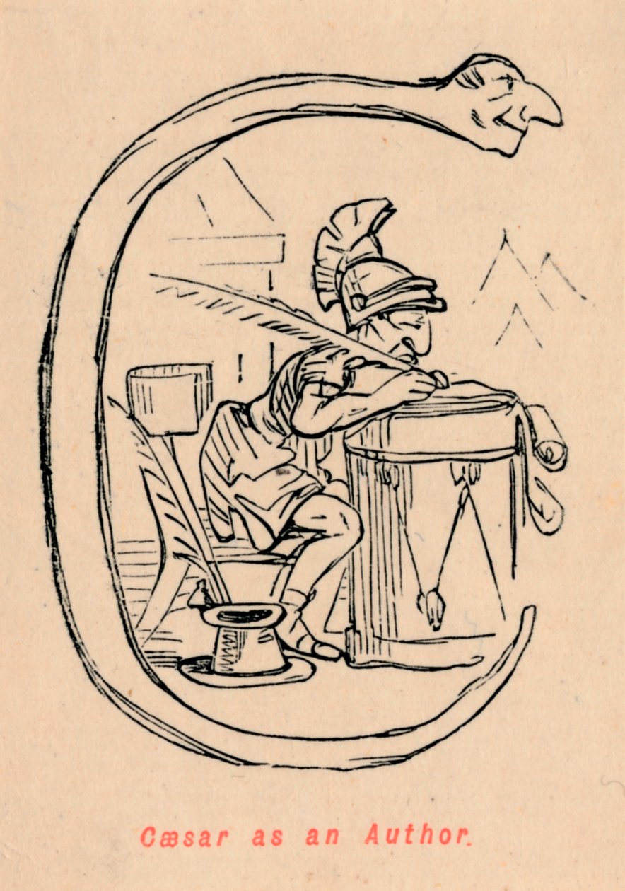Caesar mint szerző, 1852 alkotó: John Leech